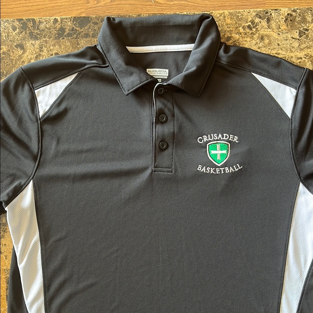 Black Polo Shirt DOWNERS GROVE, IL Grade School COACH’S Golf Shirt